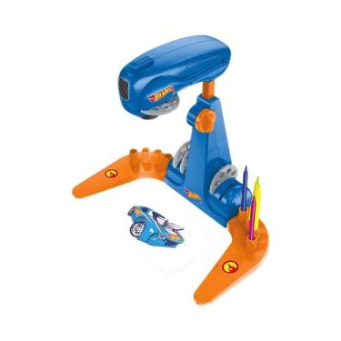 Imagem de Brinquedo Infantil Mesa Projetora com Canetinhas e 32 Desenhos Hot Whe