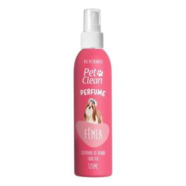 Imagem de Perfume Para Cachorro Gato Fêmea Pet Clean Banho Tosa 120ml, Perfume F