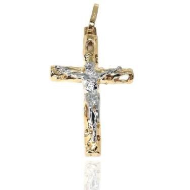 Imagem de Pingente em Ouro 18K Crucifixo com Cristo 3,0 Cm - Elegancy Joias