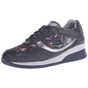 Imagem de Skechers Tênis feminino Vita Fashion, Vermelho/preto/multi, 8