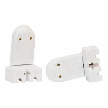 Imagem de Kit 02 Soquete P/ Fluorescente Antivibratório 126 Tubular - gerge