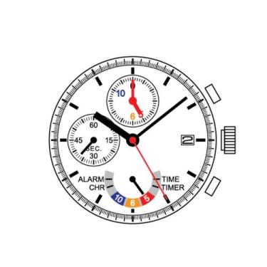 Imagem de 01 Mecanismo YM87 Temporizador de iate - Seiko 