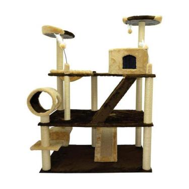Imagem de Brinquedo Arranhador São Pet Olimpus para Gatos Marrom