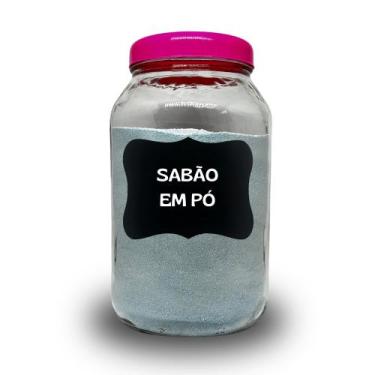 Imagem de Dispenser De 3kg Para Armazenar Sabão Em Pó Ou Tira Mancha Em Pó. - Em