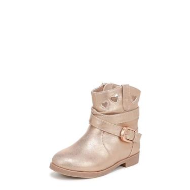 Imagem de Blowfish Malibu Sapato social de uniforme ocidental para bebês meninas, Ouro rosa, 11 Infant