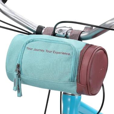 Imagem de sixthreezero Bolsa para guidão de bicicleta, bolsa impermeável para rolo frontal de bicicleta, azul-petróleo