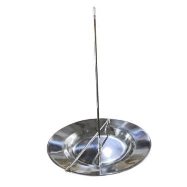 Imagem de Baoblaze Suporte de Espeto Vertical 1 Conjunto de Rack de Torrador Vertical para Grelhadores de Tacos de Forno de Fumante