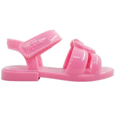 Imagem de Sandália Infantil Menina Casual Dia a Dia Passeio com Bolsa Minnie Grendene Kids 23073