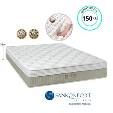 Imagem de Colchão Sankonfort Strong Casal 138x188x32