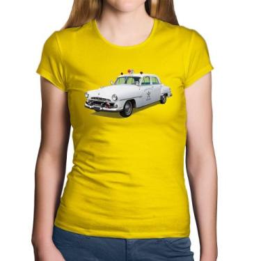 Imagem de Baby Look Algodão Sheriff Car - Foca na Moda, Amarelo, G