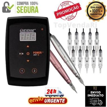 Imagem de Dermógrafo Cheyenne Premium Micropigmentação +agulhas + Pele