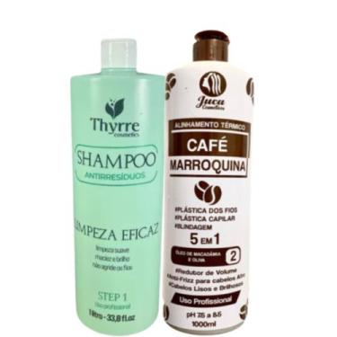 Imagem de Ativo Progressiva Selagem Coffe Café Marroquina 1l + Shampoo Antirresí