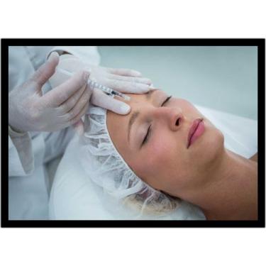 Imagem de Quadro Decorativo Estética Feminina Moda Salões De Beleza Mulher Salas