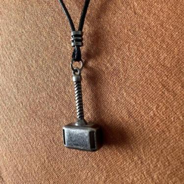 Imagem de Colar Thor Vikings cordão Regulável Pingente Aço Inox