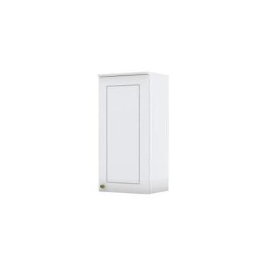 Imagem de Armário Aéreo 40 Cm 01 Portas Amy Branco Hp Casa 812 Branco Hp