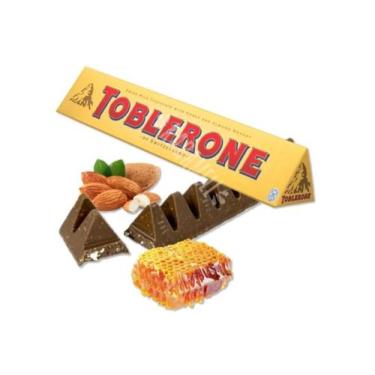 Imagem de Chocolate Toblerone Gigante Honey & Almond Nougat 360g - Importado Sui