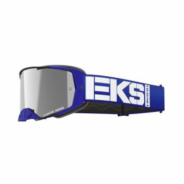 Imagem de Óculos EKS Brand Lucid lente XDO Prata Espalhada, Cor Azul Royal.