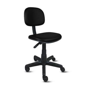 Imagem de Cadeira secretária em base giratória - revestimento viena - preto - pp