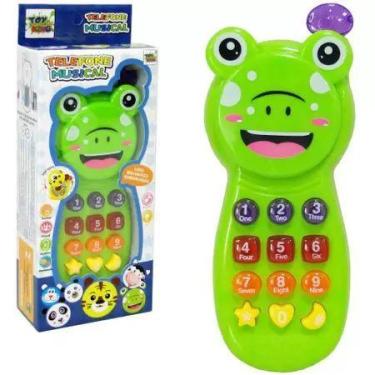 Imagem de Celular musical infantil animais com luz A pilha - MOHNISH, SAPINHO
