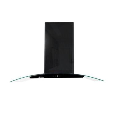 Imagem de Coifa Parede Gallant Milano Vidro Curvo Preta 90cm 220V GCO90VT1A, 220