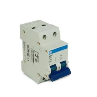 Imagem de Mini disjuntor bipolar weg mdw c10a - c50a