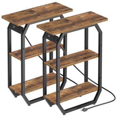 Imagem de YATINEY Mesa de canto estreita ET11L2UBR