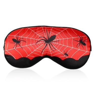 Imagem de Máscara de dormir de aranha, suprimentos de dormir para crianças, máscara de olho com alça ajustável, máscara de olho infantil para dormir para meninos, meninas, crianças, dormir, viagem, festa