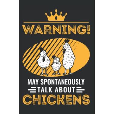 Imagem de Chicken Notebook: May Spontaneously Talk About Chickens / 6x9 Inches / 120 graph Sites