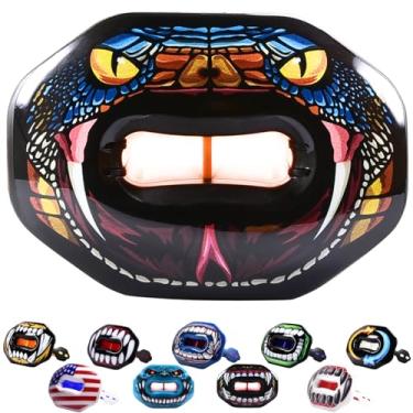 Imagem de Oral Mart Protetor Bucal De Futebol (2024 Stealth Viper) Com Design 3D Lipfit - Protetor Bucal Instantâneo Sem Fervura (Funciona Com Aparelho Ortodôntico) - Chupeta De Protetor Bucal De Futebol Amer