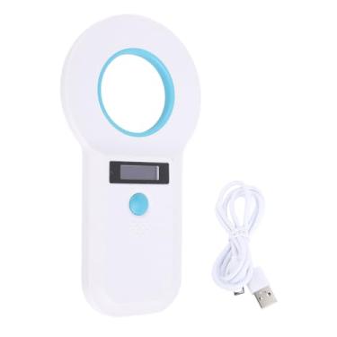 Imagem de Leitor de Microchip para Animais de Estimação, Leitor Portátil RFID EMID para Animais, 134,2 Khz 125 Khz Scanner de Identificação de Animais de Estimação Scanner de Chip de Animais