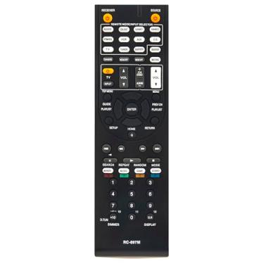 Imagem de Substituição RC-897M Controle Remoto Comandante Compatível com Onkyo HT-R494 HTR494 TX-SR343 TXSR343 HT-S5805 HTS5805 HT-S5800 HTS5800 Receptor A/V Home Theater