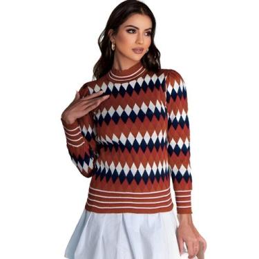 Imagem de Sueter Modal Quentinho Blazer Casaco Blusa Feminina Manga Longa Parka 