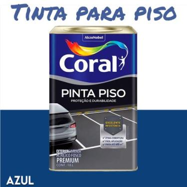 Imagem de Tinta Pinta Piso 18 Litros Premium Coral Escolha Cor, Azul