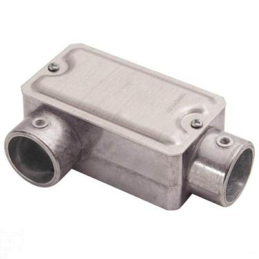 Imagem de Condulete Fixo 3/4" Tipo "lr" - Com Tampa / Sem Rosca / Sem Pintura Tr