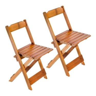 Imagem de Kit com 2 Cadeiras Bar Dobravel - Mobihome, MEL