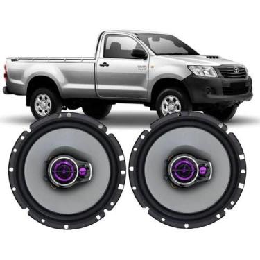 Imagem de Kit Alto Falante Pioneer Porta Dianteira Gm Hilux 100w Par, Preto