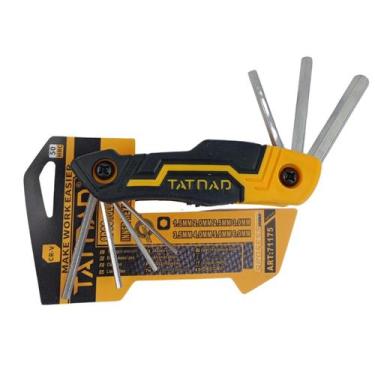 Imagem de Jogo De Chave Allen Hexagonal 8 Peças Canivete Dobrável - Compacta e R