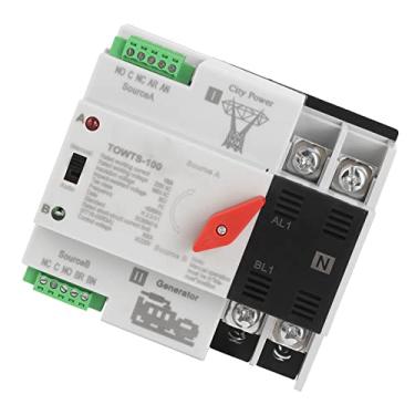 Imagem de Switch Automático de Potência Dupla, Shell de PC, 2p 8kv 2 Modos, Fonte de Alimentação de Backup Pública, AC 220V, para Escritório de Fábrica de Origem Doméstica (100a)