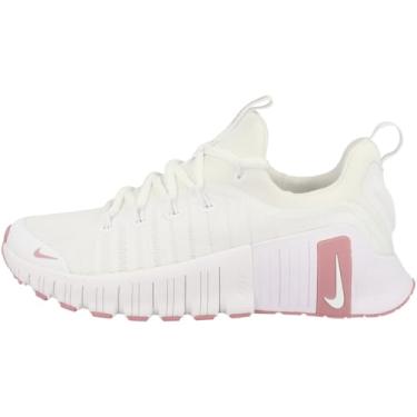 Imagem de Nike Free Metcon 6 Tênis de treino feminino (FJ7126-106, branco/branco/rosa elementar), Branco/Branco/Rosa Elemental, 40