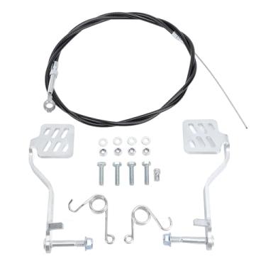 Imagem de Go Kart Pedals Aço Acelerador Cabo Freio Pedal Substituição para Carter Go Kart Road Rocket Azusa Fun Kart Kart Racing Drift Trike