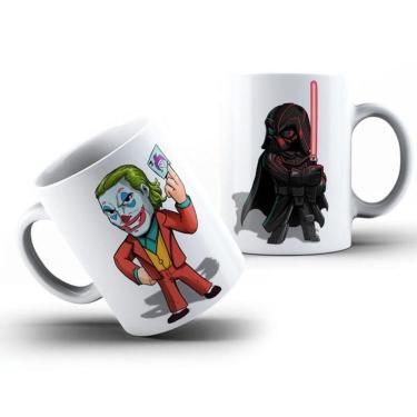 Imagem de Caneca Coringa E Darth Vader Porcelana