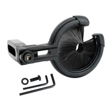 Imagem de LWANO Pincel de captura de flecha para tiro com arco e flecha para arco composto e arco recurvo, caça, tiro, mira, esquerda, direita, preto