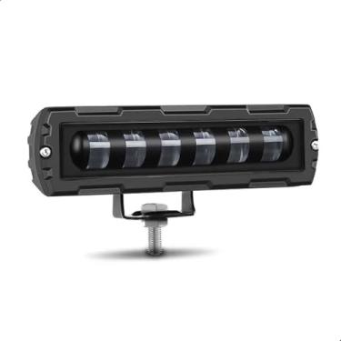 Imagem de Farol Milha Led Automotivo Mod LEDs 30W 6500K Lente Flood 6 polegadas 16cm Luz Auxiliar Neblina Carro Caminhão