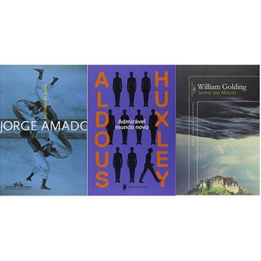 Imagem de Kit 3 livros Capitães da areia + Admirável mundo novo + Senhor das moscas