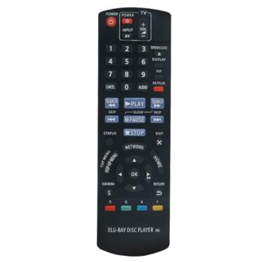 Imagem de N2QAYB000575 N2QAYB000574 N2QAYB000883 Controle remoto de substituição adequado para Panasonic Blu-Ray Disc DVD Player DMP-BDT215 DMP-BDT310 DMP-BD75 DMP-MS10 DMP-BDT210 DMP-BDT110 DMP-BD7 55