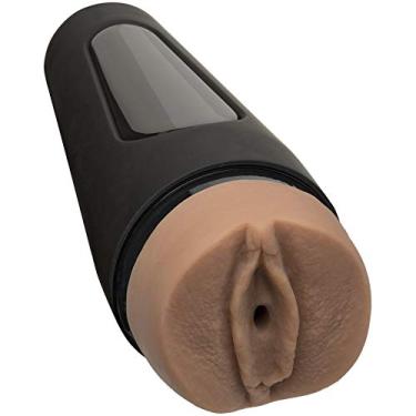 Imagem de Doc Johnson Main Squeeze - Girls of Social Media - Brittanya187 - Prato de aperto para pressão precisa - Tampa de torção para controlar a sucção - Stroker premium discreto - Masturbador masculino, vagina, caramelo