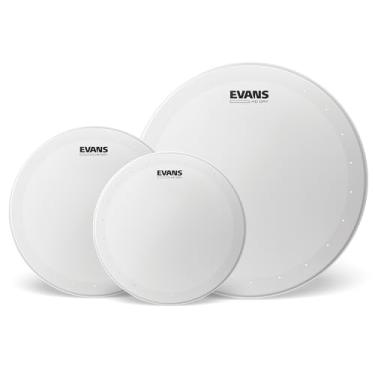 Imagem de Evans Cabeças de tambor - HD Dry Coated Drumhead Standard Tompack - ETP-HDD-S - 12 polegadas, 13 polegadas, 16 polegadas 25.4 cm/30.5 cm/35.6 cm 25.4 cm/30.5 cm/40.6 cm