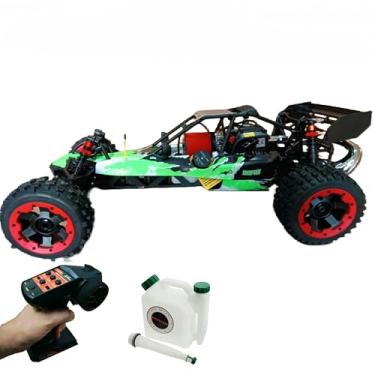 Imagem de Carro de Controle Remoto a Gasolina Baja 5A Off Road Potência 29cc Baha Buggy Combustão Rc Escala 1:5 80KM/H - Gigante e Potentye - no Brasil (VERDE/BRANCO/PRETO)
