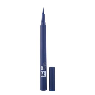 Imagem de Delineador 3INA The Color Pen 830 Ultra Fine Tip azul escuro