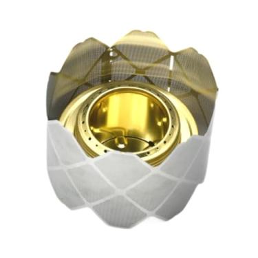 Imagem de UGPLM Protetor de Vento para Fogão de Acampamento, Protetor de Vento para Fogão Externo, Grelha para Fogão, Protetor de Vento para Fogão Dobrável, Protetor, Style B